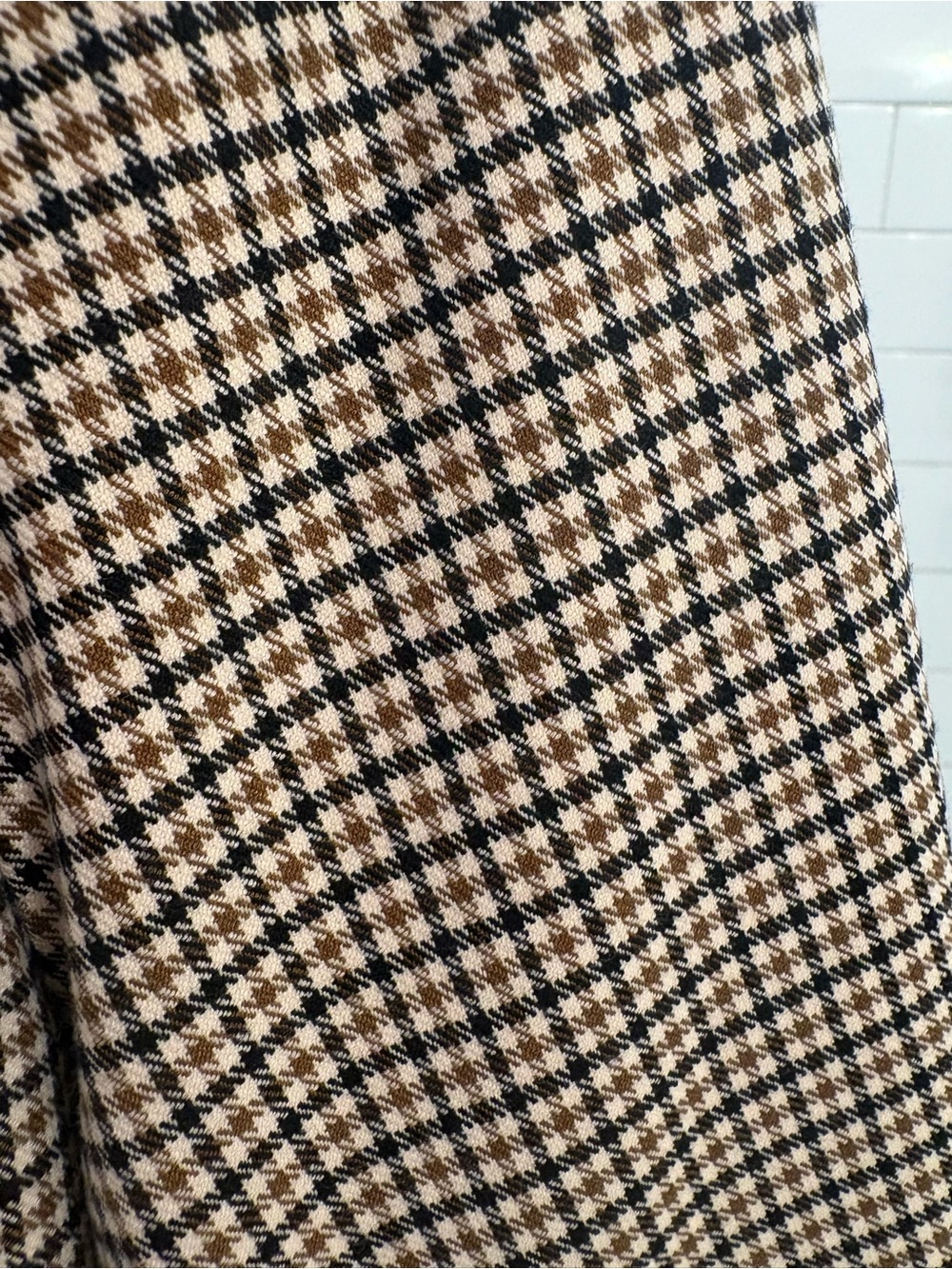 Houndstooth Single-Button Blazer Jacket - Mod Ref - Picture 5 of 5